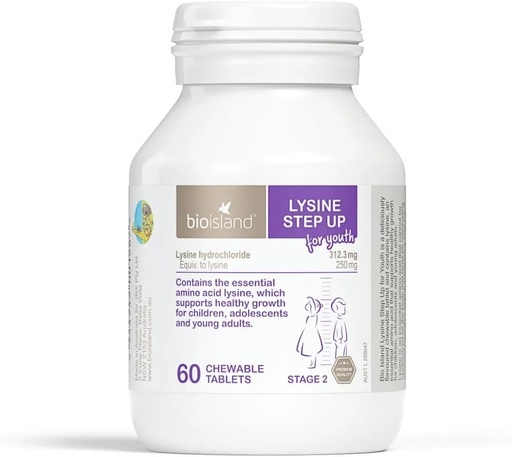 [BRSWGEAPOYHWC3DB] Bio Island Lysine Step Up for Youth 60 purutablettia