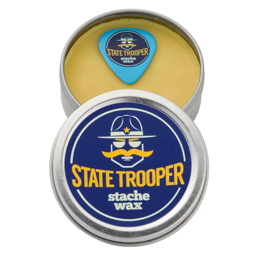[BRSROCT6OQHBGHY2] Mustache Wax - Medium Hold - Citrus Scent - Two Ounce Tin