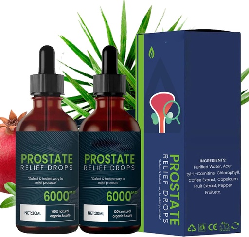 [BRSROGIZO56G2C35] Prostate Treatment Drops -Prostate Relief Drops, Prostate Natural Herbal Drops (2pcs)