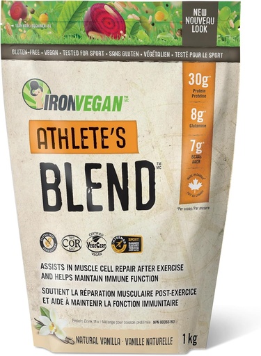[BRSWGYYZPMMA2FL6] Sprouted Protein Athletes Blend Vanilla, 1000 GR
