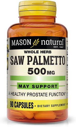 [BRSWIZL4BMIA2H3E] MASON NATIONAL Saw Palmetto 500 mg