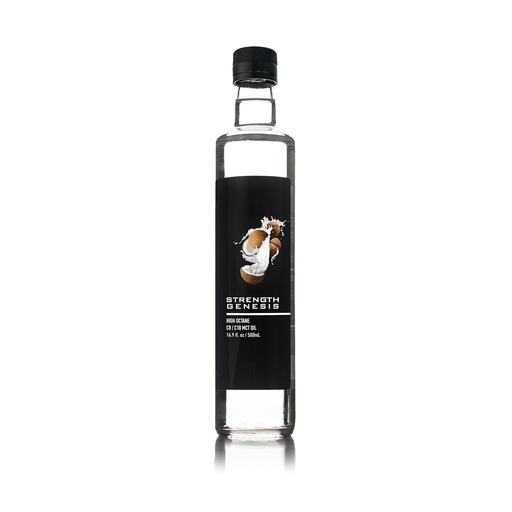 [BRSWYBI3BN7R6DLL] Premium MCT Oil High Octane C8 C10 MCT Oil 500ML BPA Free Glass Bottle | Best MCT Keto Coffee, Tea, Smoothies | Pure MCT Coconut Oil 60% C8 40% C10 Non-GMO Coconuts Gluten Free Unflavored