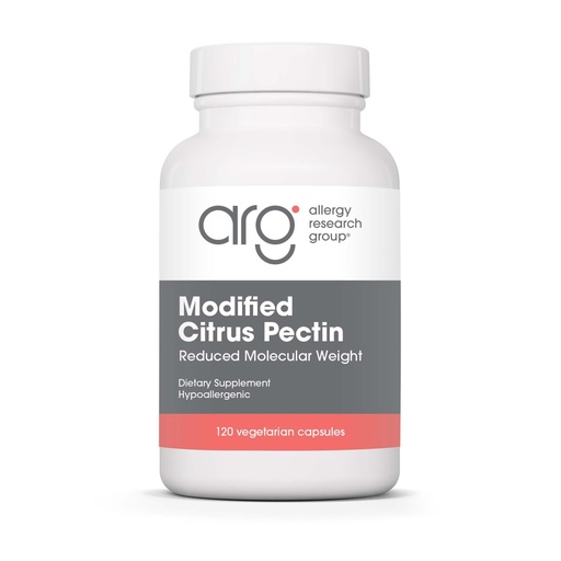[BRSWIYQEPMNBQ3Y5] Allergy Research Group ARG Modified Citrus Pectin - 1.5 g Modified Citrus Pectin - Supports Gastrointestinal Cleansing - Vegetarian Capsules - Hypoallergenic Formula - 40 Servings - 120 Capsules