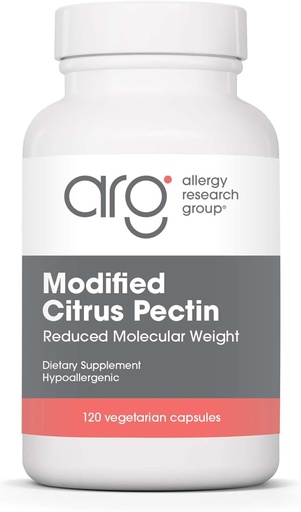 [BRSWIYQEPMNBQ3Y5] Allergy Research Group Modifikovaný Citrus Pectin - Dietary Supplement for Natural Detox and Cleans, Citrus Pectin Powder Capsulas with Reduced Molecular Weight - 120 Vegetariánske kapsule