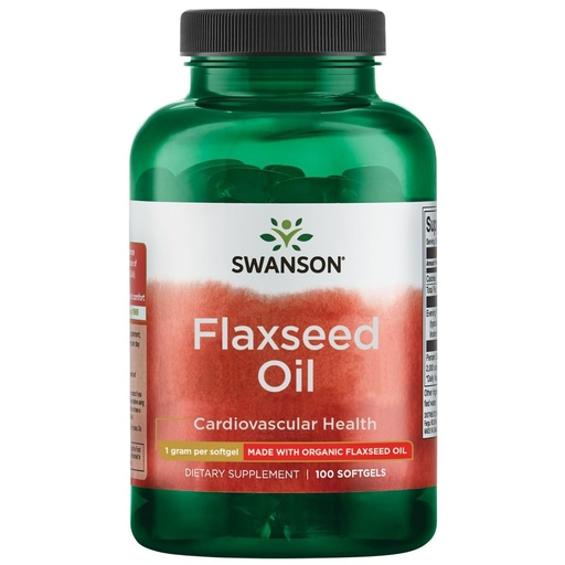 [BRSWIZYFCJYG2GYZ] Swanson Flaxseed Oil (Omegatru) 1000 Milligrams 100 Sgels