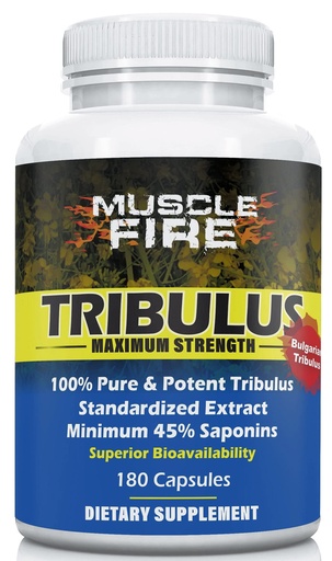 [BRSWKEIOAABR23TG] Herbal Nutrition Tribulus Terrestris, Bulgarian, 1500mg 45% Saponins, Lecithin for Better Update, 180 Capsules, One Bottle…