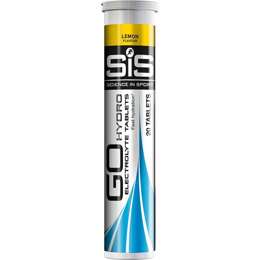 [BRSWKHYQPMIBG2I7] SIS Hydro Electrolyte Drink Tablets, Electrolyte Tabs for Hydration, Enhanced Endurance Sports Drink for Running, Cycling, Triathlon, Lemon - 20 Tablets - 1 Pack