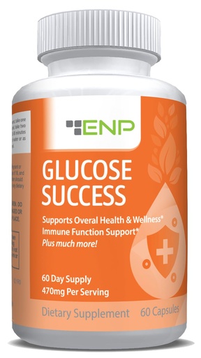 [BRSRAAQHAUNAYE3X] ENP Glucose Success | with Cinnamon, Gymnema Sylvestre, and Bitter Melon, 60ct