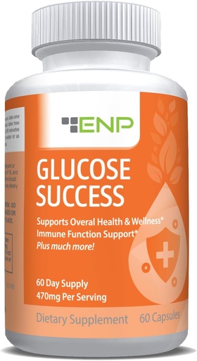 [BRSRAAQHAUNAYE3X] ENP Glucose Successo | con Cinnamon, Gymnema Sylvestre e Bitter Melon, 60ct