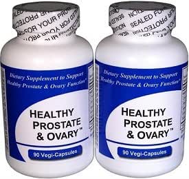 [BRSWIZIMCQOB4A36] Healthy Prostate and Ovary - (2 Bottles Contain a Total of 180 Vegi-Capsules) - Concentrated Herbal Blend -with Crinum Latifolium, Vegan Kosher Caps. Prostate Herbs for Optimal Support*