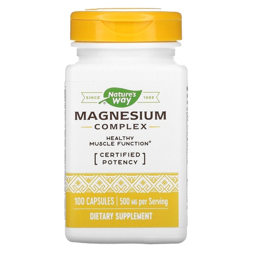 [BRSWIYTYO4GQMGT6] Natures Way Magnesium Complex, 100 ct