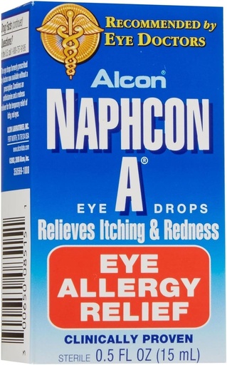 [BRSWKYT4DIPBK33O] Naphcon-A Eye Drops - 15 ml