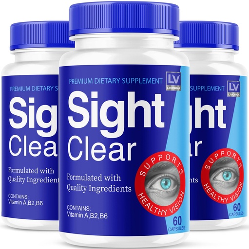 [BRSRAGI7A56GCDLD] Sight Clear 20/20 Vision Support Supplement For Eyes - 3 Month Supply - Pack Of 3