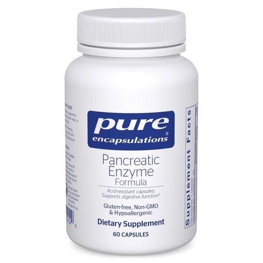 [BRSWIY37DNYGME3G] Pure Encapsulations Pancreatic Enzyme Formula - Digestive Enzymes for Digestion - Strengthens Gut Health* - Targeted Delivery Capsules - Gluten Free & Non-GMO - 60 Capsules