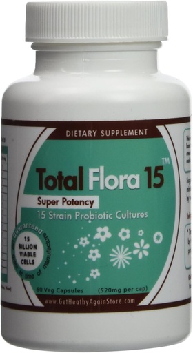 [BRSWIYY7BR6BYELY] Total Flora 15 60 veg caps (520mg per cap)