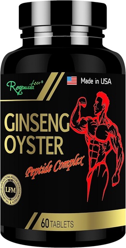 [BRSW2AYZCQNGMCDJ] Ginseng&Oyster Complex Tablet-Used to Boost Your Energy and Immune System,One A Day Men's Health Ginseng&Oyster Complex Formula,Male Enhancing Supplement,60 Tablets/Bottle, 15-Day dose