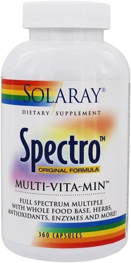 [BRSWIGT5BN6GOEQZ] Solaray - Spectro Multivitamin - 360 Capsules