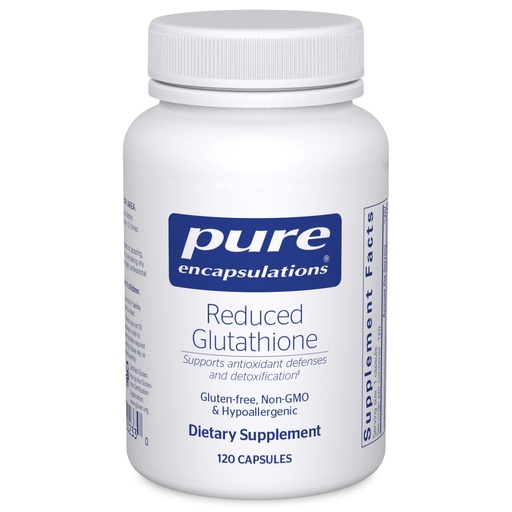 [BRSWIYQBOR7QY3LE] Pure Encapsulations Reduced Glutathione | Hypoallergenic Antioxidant Supplement to Support Liver and Cell Health* | 120 Capsules