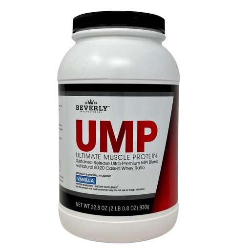[BRSWIY32BQNBMADI] Beverly International UMP Protein Powder, Vanilla. Unique Whey-Casein Ratio Builds Lean Muscle. Easy to Digest. No Bloat. (32.8 oz) 2lb .8 oz