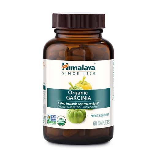 [BRSWIYQYO57WGHLI] Himalaya Organic Garcinia Cambogia - Herbal Supplement Supporting Weight, Appetite Control, and Lipid Metabolism - Vegan, Non-GMO, Gluten Free, 600 mg, 60 Caplets