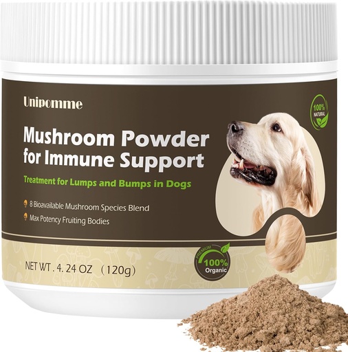 [BRSRAGDRAR5QOELL] Dog Guard for Lumps " Bumps Supplement - Turquía Tail Mushroom Powder for Dogs Lipoma Treatment - Buddy Immune Support " More Energy with Lion’s Mane, Chaga, Reishi, Shiitake Mushrooms-02