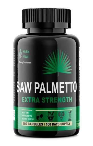[BRSWYHYFOEIQ4E3B] Saw Palmetto for Men - Prostate Health Supplements for Men Urinary Health - Natural DHT Blocker, 500mg Extra Strength Hair Regrowth Treatments - 100 Capsules 3 Months Supply