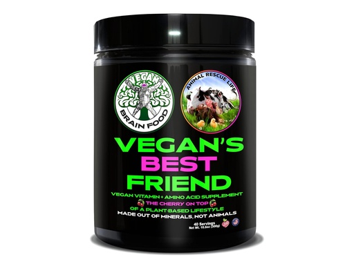 [BRSWYBICOB7AEHTB] Vegan's Best Friend - Plant Based Multivitamin For Men & Women - Brain, Memory, Energy, Immune, Mood & Stress Support - Replaces 7 Supplements - Creatine, B12, D3, Choline, Zinc, Taurine - 40 Servings