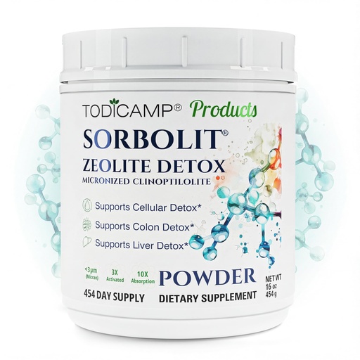[BRSRMFAHCVYB4H33] TODICAMP Zeolite Detox Sorbolit - Zeolite Binder Supplement for Full Body Detox - Gut Cleanse, Cellular and Liver Detox (1 Pound (Pack of 1))
