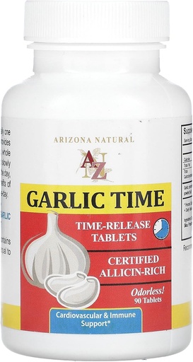 [BRSWIYTYO4AWYD3I] Garlic TR 1800 mg Time-Relased Tabs, 90 เคานต์