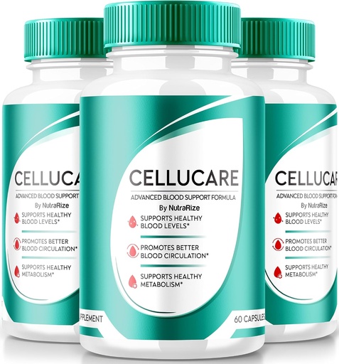 [BRSRA232CQNB6FA4] (Pack of 3) Cellucare Capsules, The Powerful Blood Support, Maximum Power Formula for Maintaning Healthy Levels, All Natural Pills to improve Health, Cellu Care Tablets Reviews (180 kapsula)