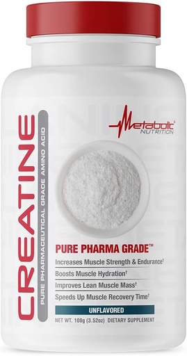 [BRSWGAL3OZ5AAYDP] Metabolic Nutrition Cruatine 100 Grams, Powder
