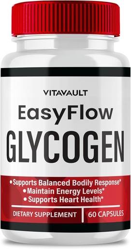 [BRSRAA33OYOWGHTZ] Easy Flow Glycogen Support Capsule - Formula oficială Glycogen Suport Pastile EasyFlow, Easy Flow - Putere maximă, Glyco Optimizer pastile, Sănătate generală, Easy Flow Capsules Recenzii (60 capsule)