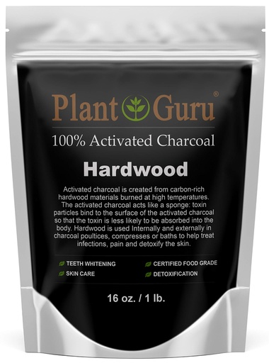 [BRSWYGACBF5R4F3Z] Activated Charcoal Powder 1 lb. Hardwood - Food Grade Kosher Non-GMO - Teeth Whitening, Facial Mask and Soap Making. Promotes Natural Detoxification and Helps Digestion