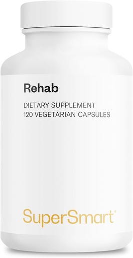 [BRSWIHQZBEDWAYLM] Supersmart - Rehab (Advanced Formula) - with Kudzu, Silymarin, Ginger Root, Benfotiamine - All-in-1 Supplement | Non-GMO & Gluten Free - 120 Vegetarian Capsules