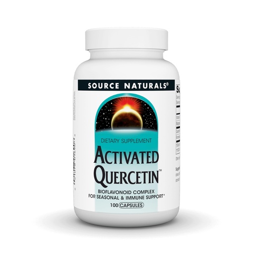 [BRSWIYT3BEBWGD32] Source Naturals Activated Quercetin, Bioflavanoid Complex, for Seasonal & Immune Support* - 100 Capsules