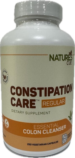 [BRSROFA7DEPAKAL4] Natures's cue Kosher Occasional Constipation Care Regular Essential Colon Cleanser Kosher Passover 250 Vegetarian Capsules
