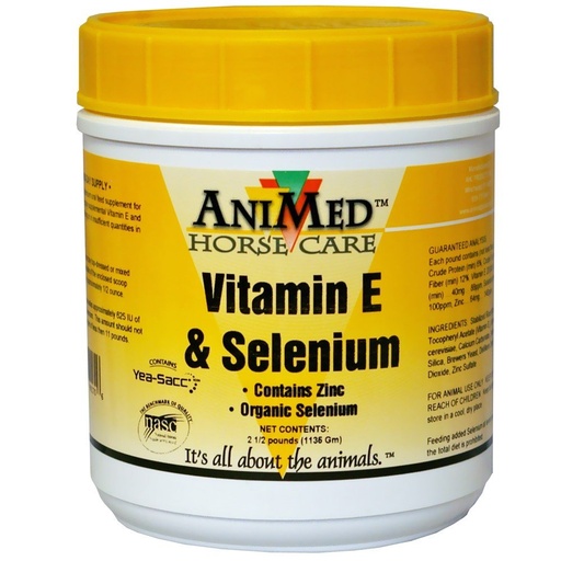 [BRSWIZQ3C4DRE2Y5] AniMed Vitamin E & SEL & ZINC 2.5#