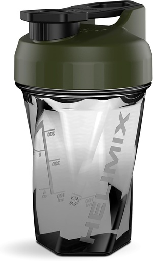 [BRSRMGL6CNYWCE32] HELIMIX 1.5 Vortex Blender Shaker Bottle Holds Upto 20oz | No Blending Ball or Whisk | USA Made | Portable Pre Workout Whey Protein Drink Shaker Cup | Mixes Cocktails Smoothies Shakes | Top Rack Safe