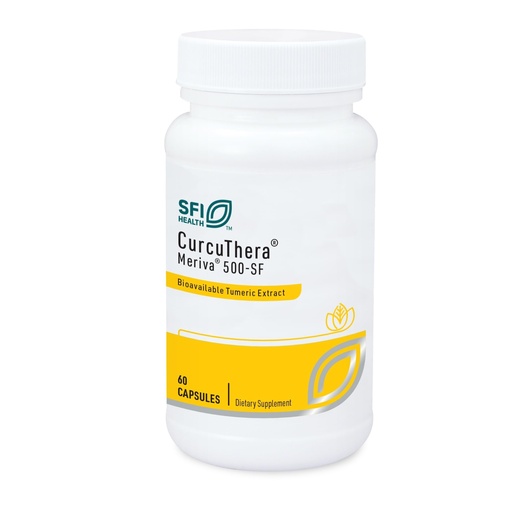 [BRSWGAAHOEPWGYI4] Klaire Labs SFI Health CurcuThera - 500 Milligrams Meriva Curcumin Complex with 29x Higher Bioavailability & Patented Phytosome Delivery Technology, Hypoallergenic, Vegan (60 Capsules)
