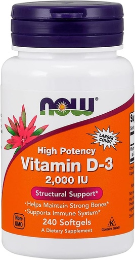 [BRSWIHL4BR6WYYI7] Vit D-3 2000iu 240 SGELS