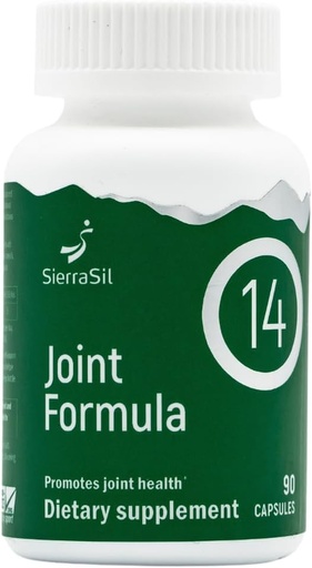 [BRSWIEIGCECGYCLO] SierraSil® Joint Formula 14™ - Promotes Joint Health, Easy to Digest, Vegan, Gluten Free and Non-GMO – 90 Capsules (30 Servings)