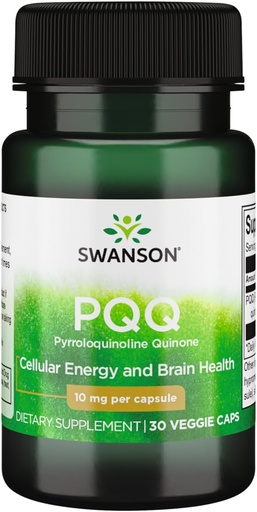 [BRSWIGAEAINA42LK] Swanson Pqq Pyrroloquinoline Quinone 10 Milligrams 30 Veg Capsules