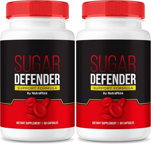 [BRSRAYA3AECWYCI4] NutraRize (Pack 2 Sugar Defender dodatek za ohranjanje zdrave ravni, Sugar Defense 24 Vse naravne tabletke za prehrano, Napredna podporna formula za Wellness, Mnenja (120 kapsul)