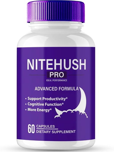 [BRSRABTYBV5REEI7] Nite Hyush Pro smegenų papildai atminties ir fokusavimo kapsulės, NiteHush Advanced Formulės smegenų sveikatos parama - Maksimalus stiprumas Nootropics NiteHushPro Visos natūralios paramos tabletes Atsiliepimai (60 kapsulės)