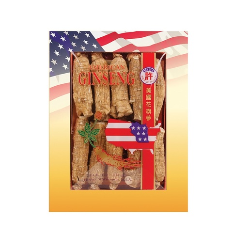 [BRSWK2YLCN4Q2EIV] Hsu's SKU 0130-4 Half Short Extra Large Wisconsin American Ginseng Roots 4 oz Box for Tea, Soup & Gifts - Premium, Non-GMO, No Additives XL (4 oz)