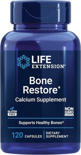 [BRSWIYQZAEIWOF3G] Supplément calcium, vitamine D3, Magnésium, Boron, zinc, manganèse, silicone, aide à maintenir une densité osseuse saine, sans gluten, sans OGM, 120 capsules