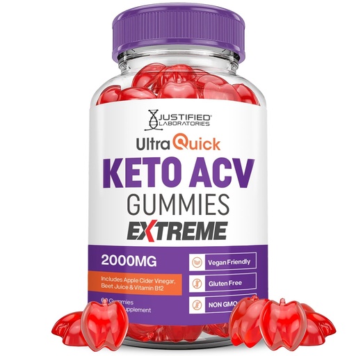 [BRSRAEI6AEPGYDYY] Ultra Quick Keto ACV Gummies Extreme 2000MG Ultraquick Keto Gummies Apple Cider Vinegar Formulated with Pomegranate Beet Juice Powder B12 Vegan Non GMO 60 Gummys