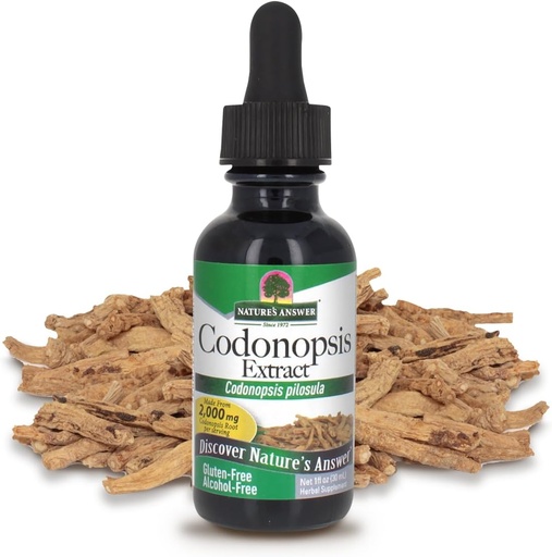 [BRSWIYQYO55WGAL6] Nature's Answer Alcohol-Free Codonopsis Root, 1-Fluid Ounce