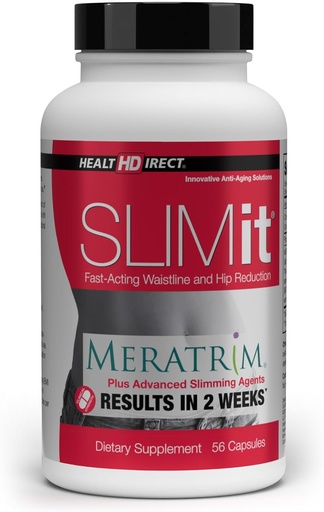 [BRSWIFQ3BAMAOYD2] HEALTH DIRECT - SLIMit with Meratrim - Natural metabolic for Women & Men - Targets Fat Cells, Supports Metabolic Health - 56 Capsules