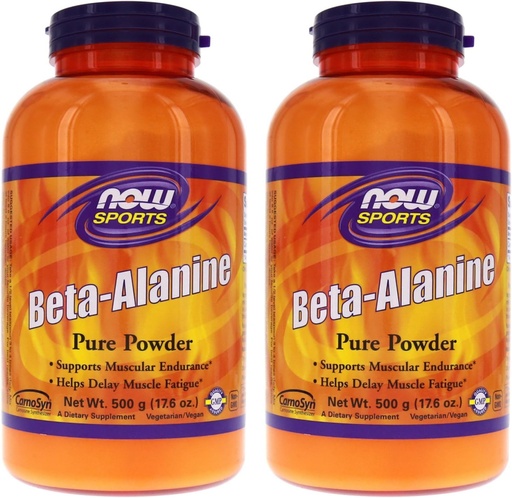 [BRSWIZTYCZ4AO3I7] Now Foods Beta-Alanine - 500 g (17.6 oz.) 2 Pack